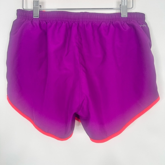 Nike Dri Fit Running Shorts Lined Women's Size Small Purple  orange accent - Picture 8 of 12
